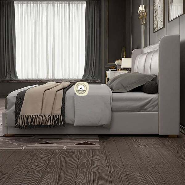 Nordic Upholstery bed in Leatherette with storage