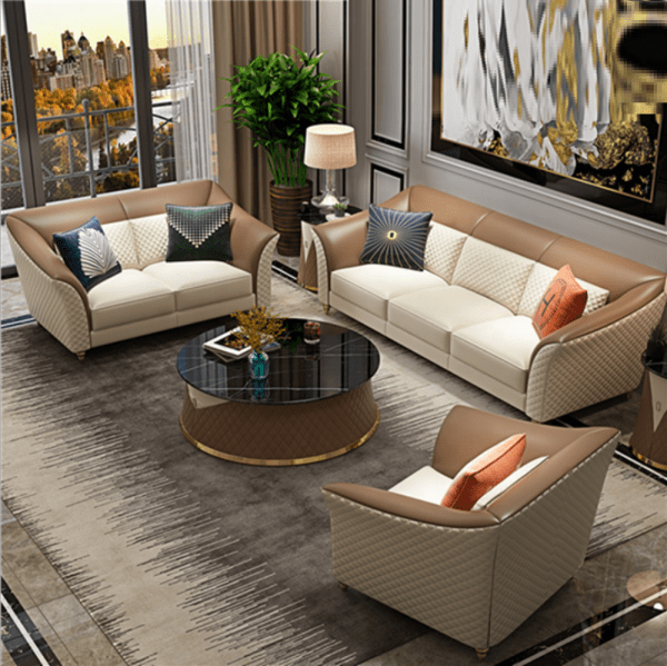 Glossy Textured Leatherette family Set