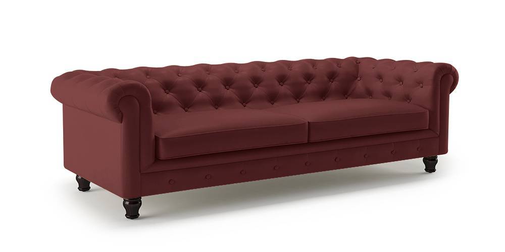 Cozy Nest Modern Sofa In Suede