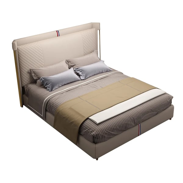 Jazzy Upholstered Bed with Storage