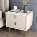 Tixo Bed Side Table With Golden Leg