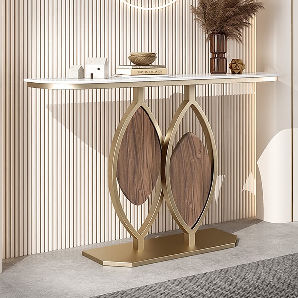 Sleek deals console table