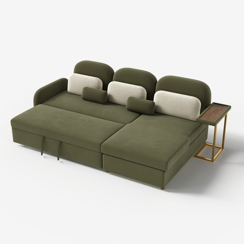 Hunt Green Sofa Cum Bed