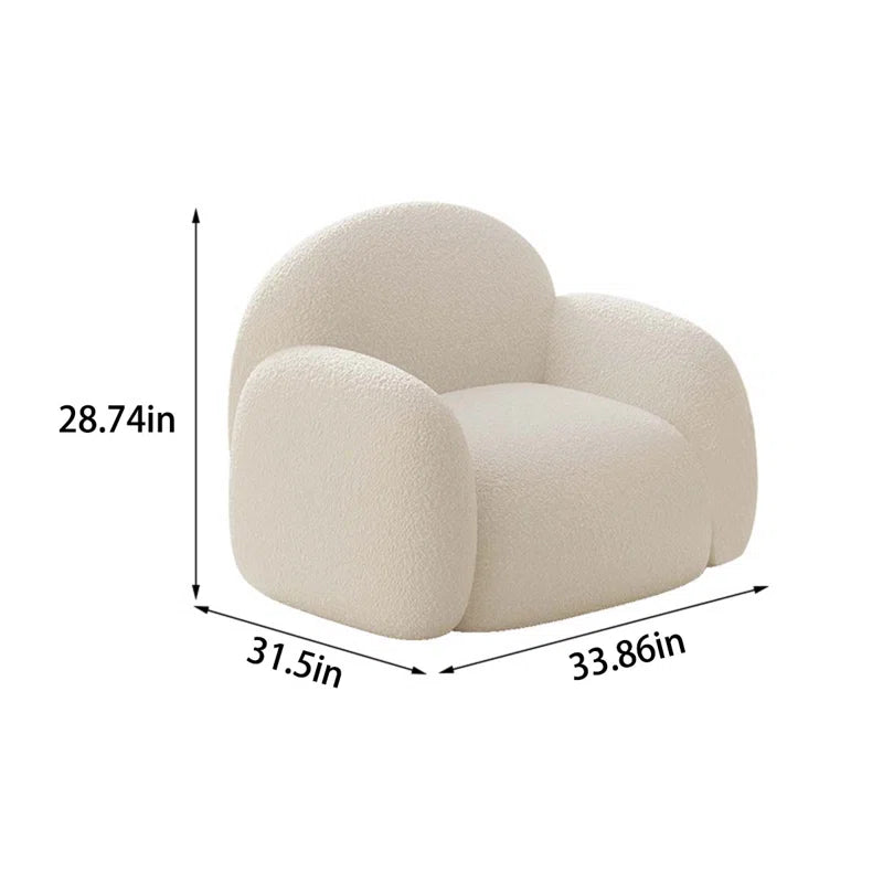 Aahed White Knight Sofa Set