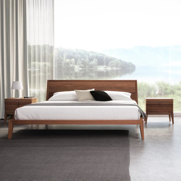 Nordic Classic Wooden Bed