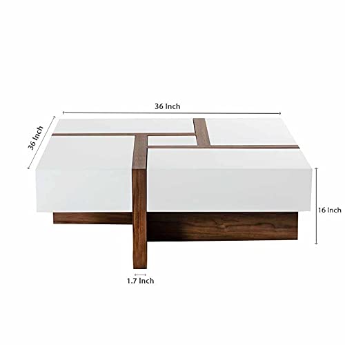 Modrest Makai Modern Square Coffee Table