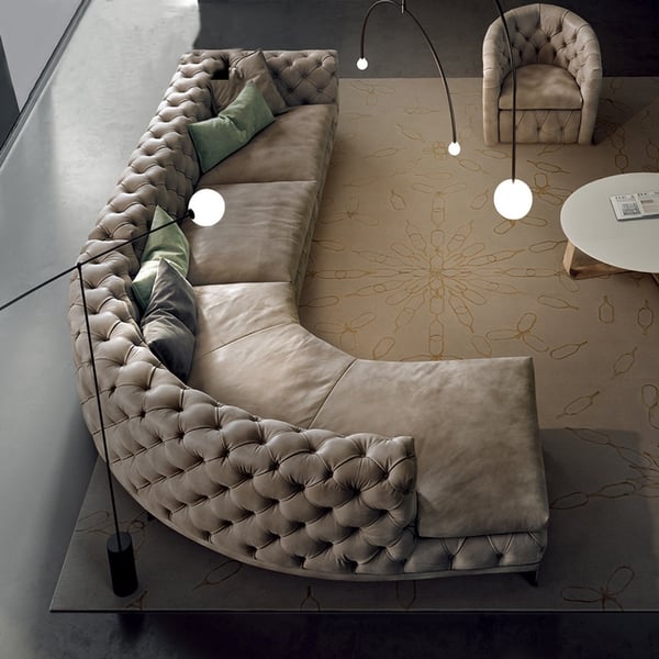 Regal Classic Curved Sofa