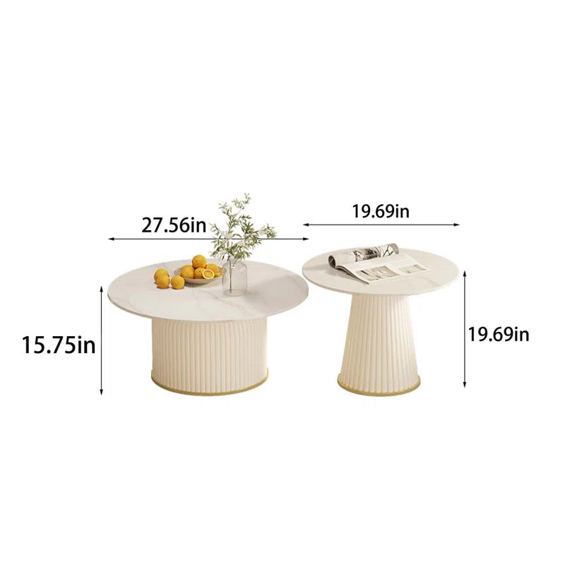 Aahed White Knight Sofa Set