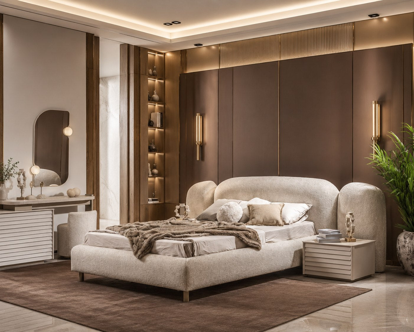 Luxe Bronze Bed