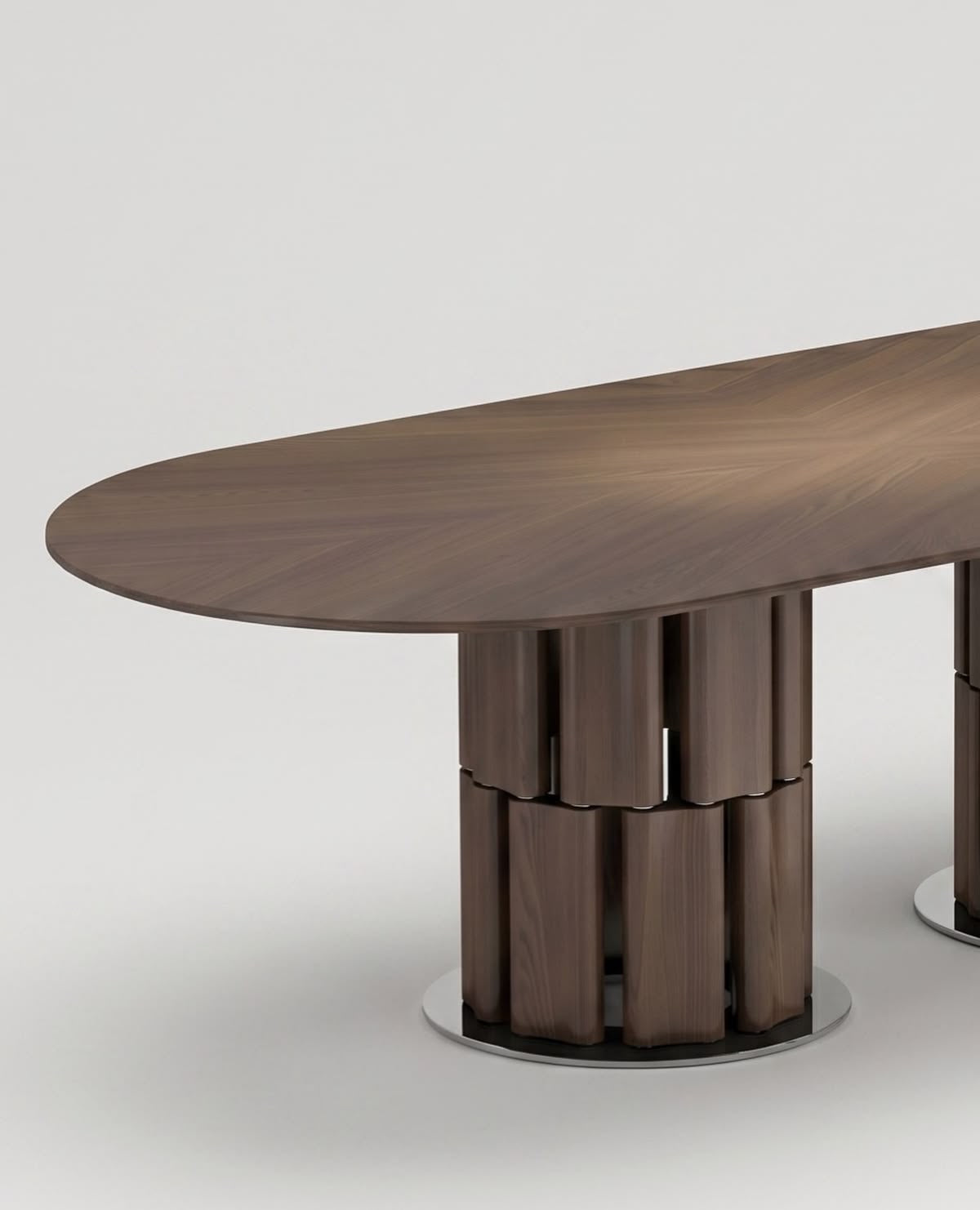 Lucio Wooden Veneer Dining
