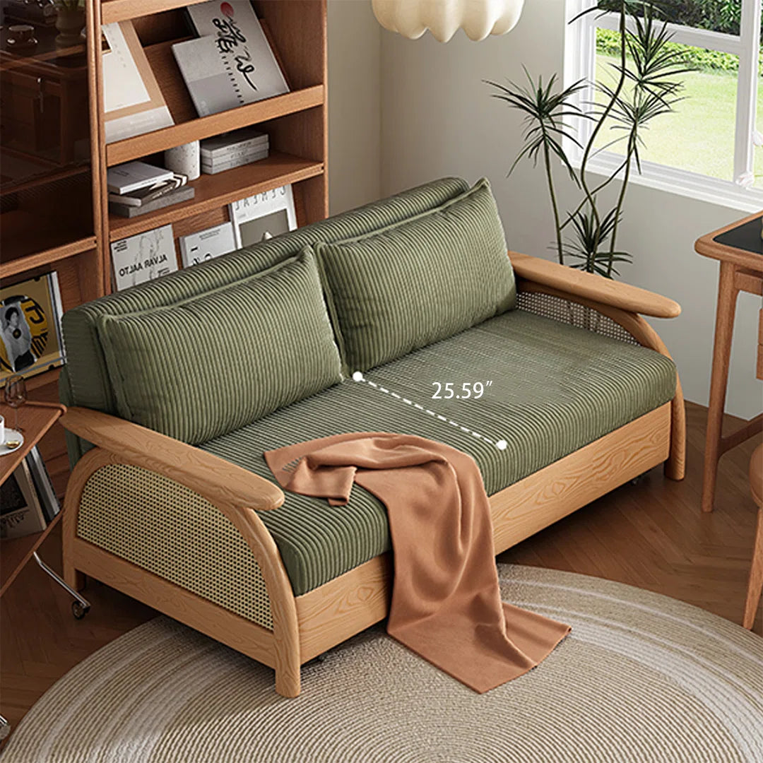 Wooden modern sofa cum bed