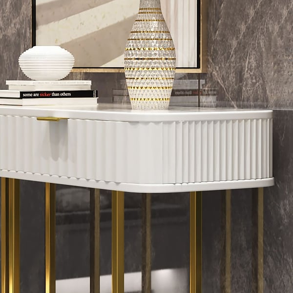 Nordic Golden Console Table
