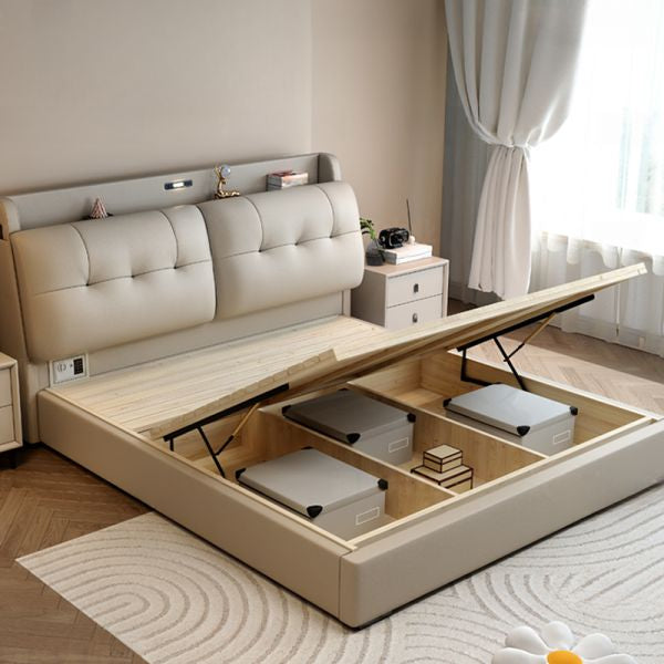 Aahed Aaliyah Bed With Headboard Storage