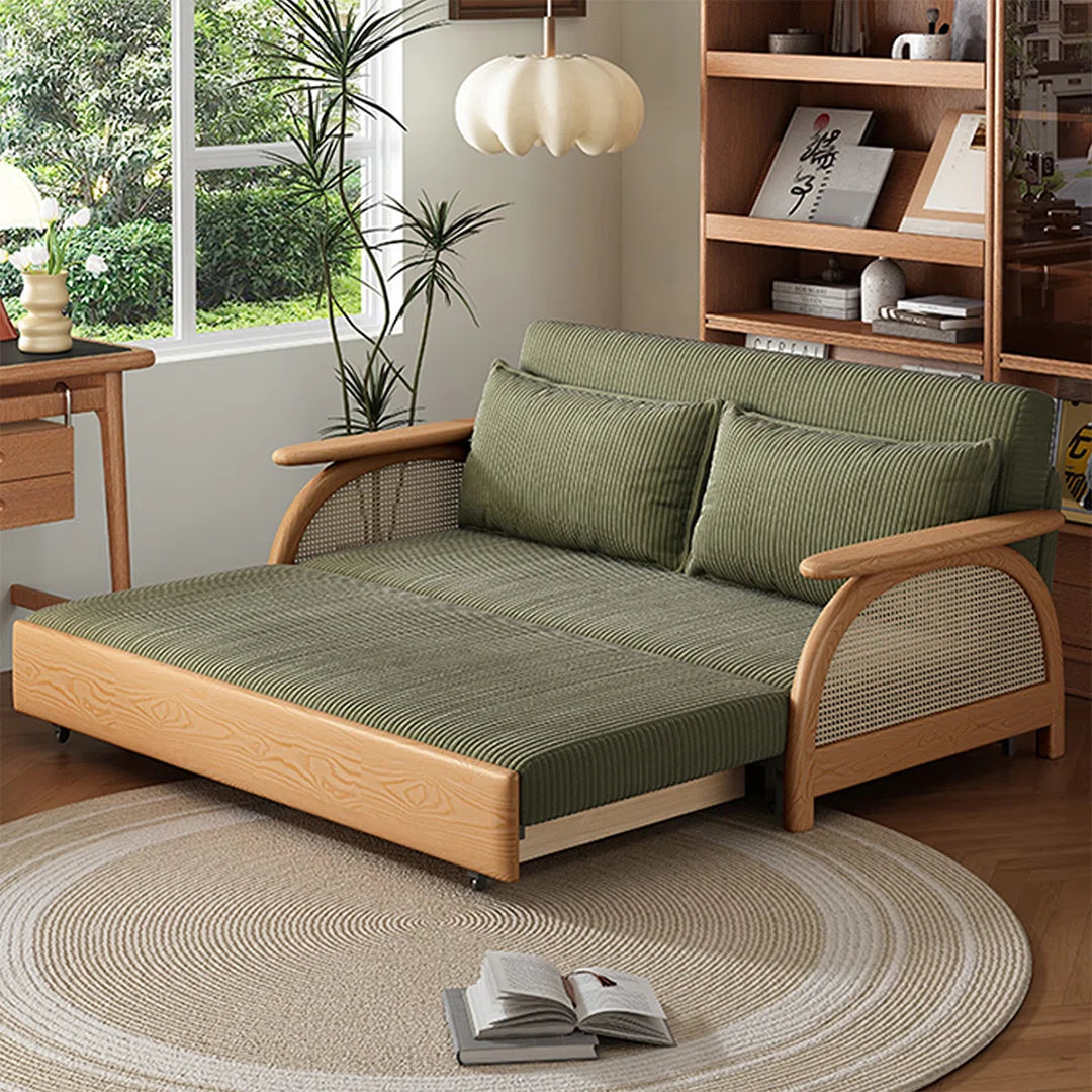 Wooden modern sofa cum bed