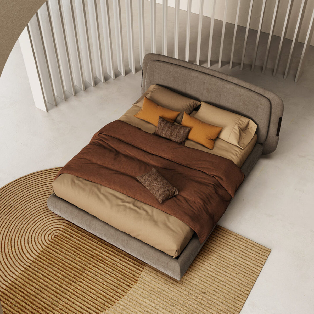 Aahed Ash Upholstery Bed