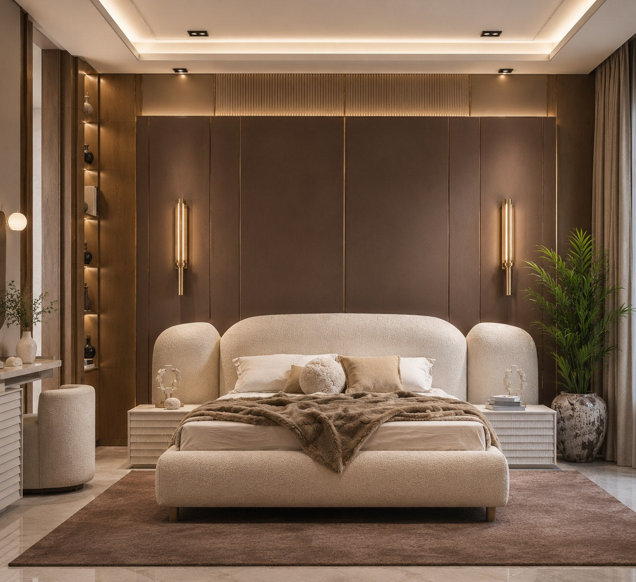 Luxe Bronze Bed
