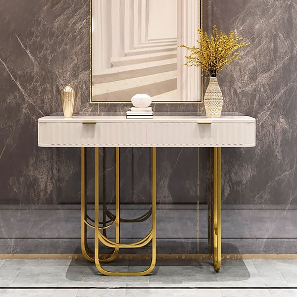 Nordic Golden Console Table