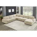 Texo Beige Sectional U-Shaped Sofa