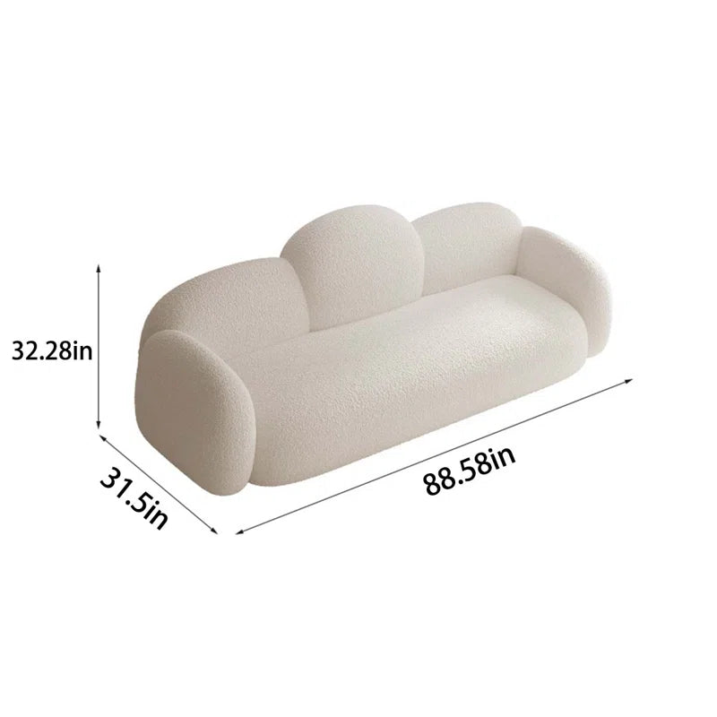 Aahed White Knight Sofa Set