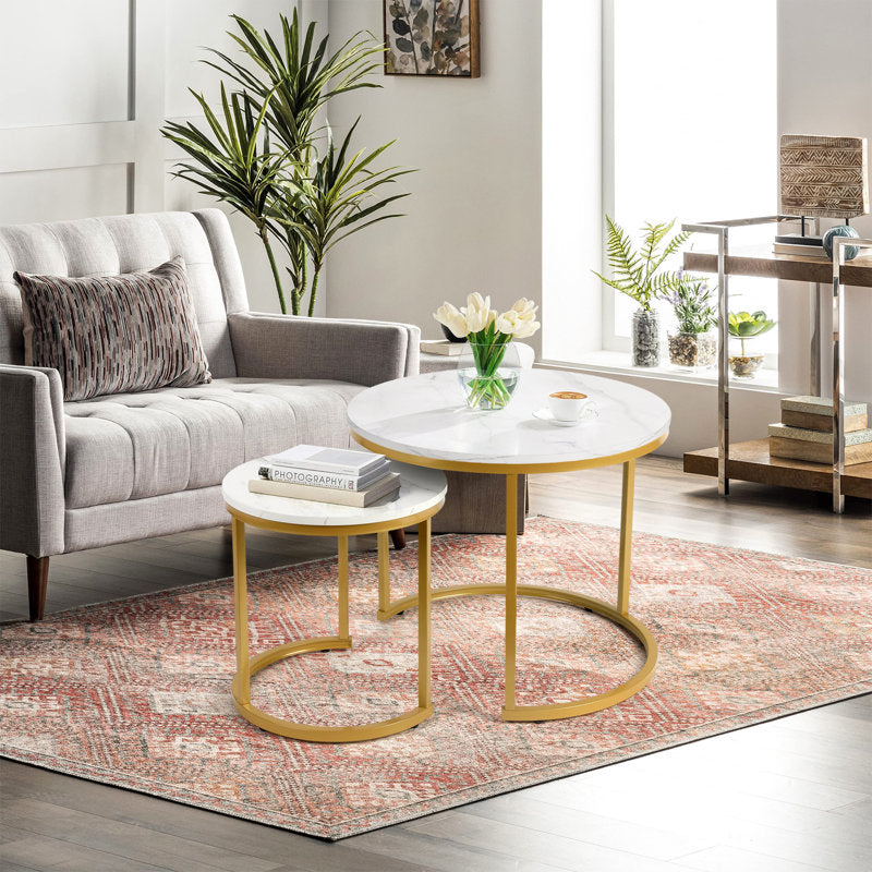 Round Convertible Centre Table