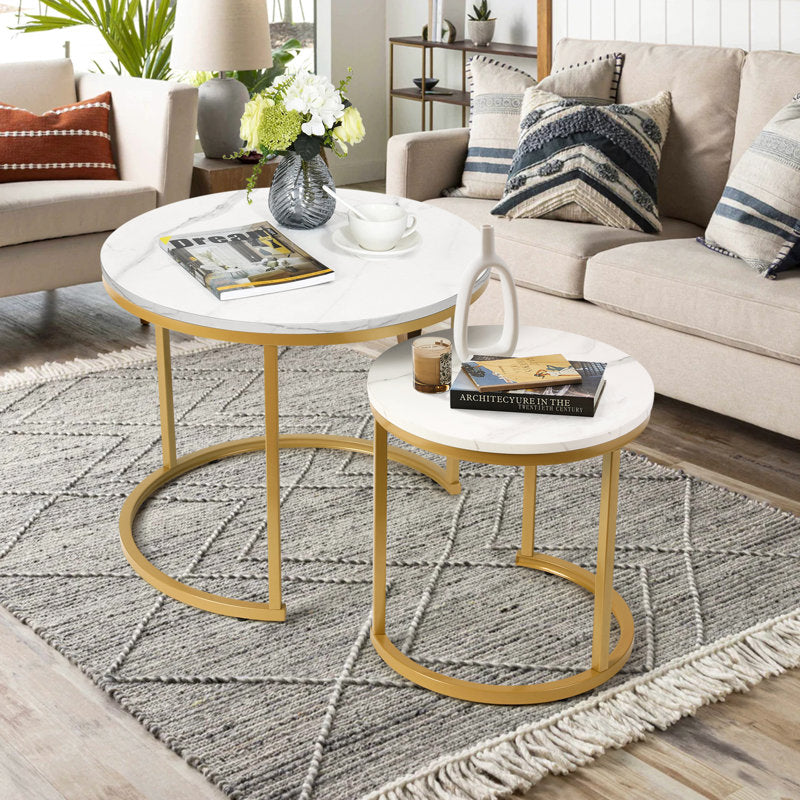 Round Convertible Centre Table