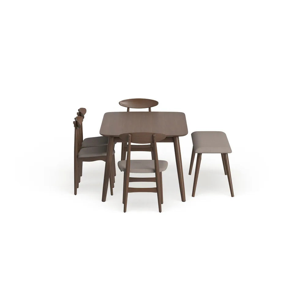 Oak Finish Dining Table