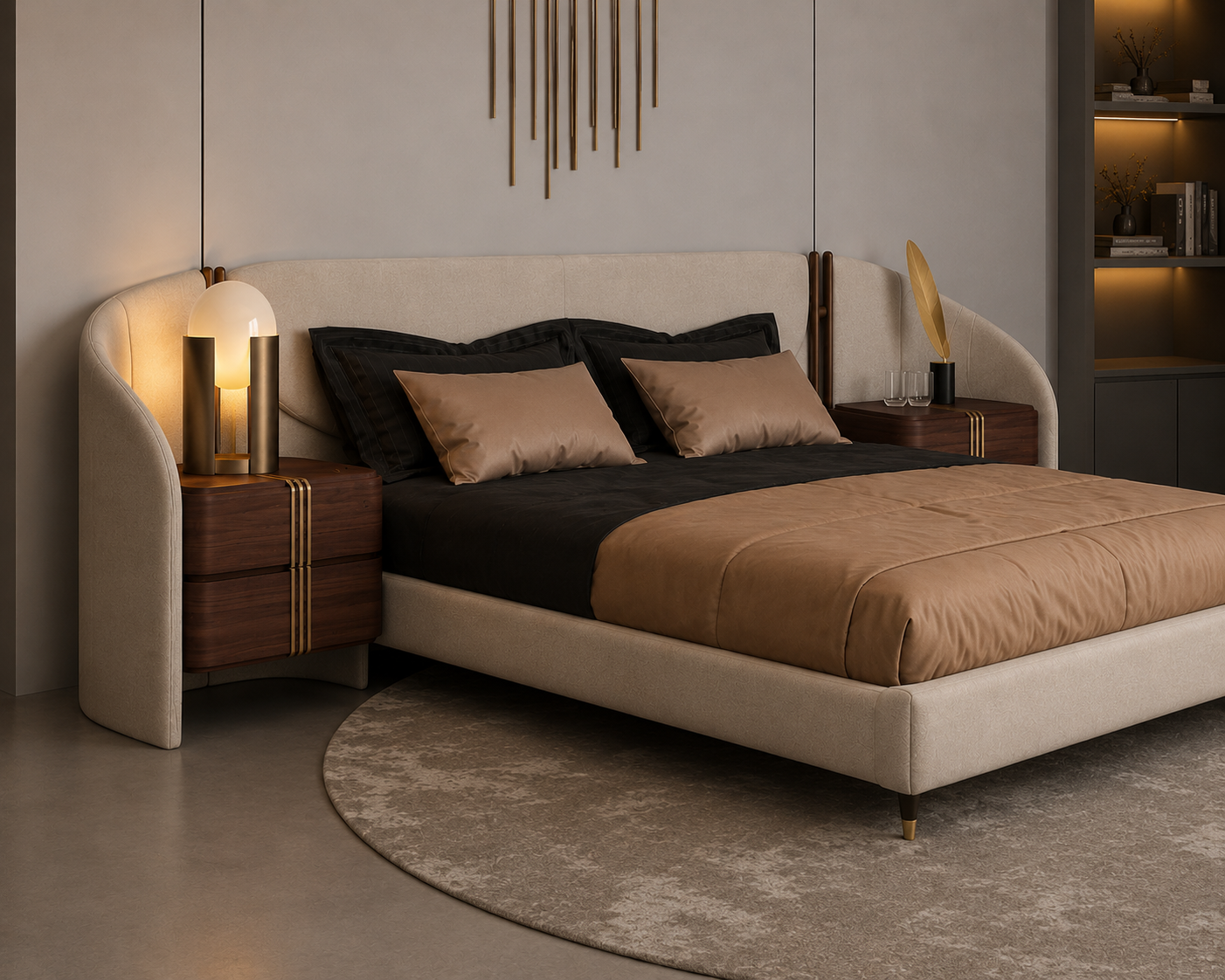 Luxe Warsaw Bed