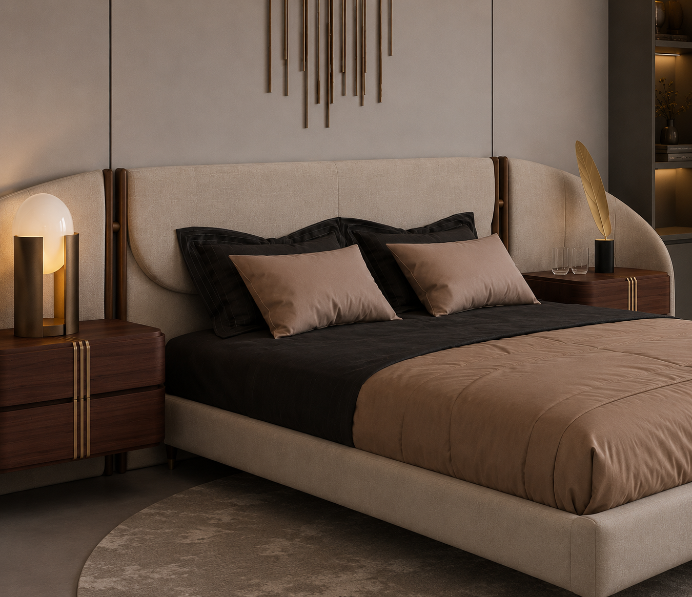 Luxe Warsaw Bed