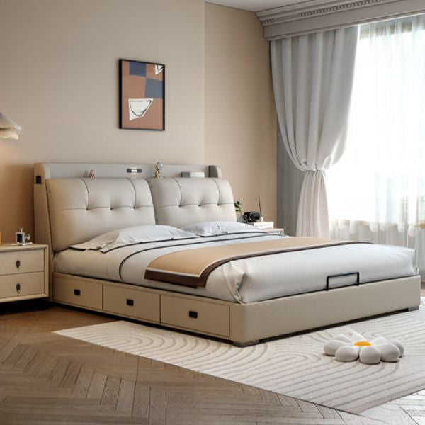 Aahed Aaliyah Bed With Headboard Storage