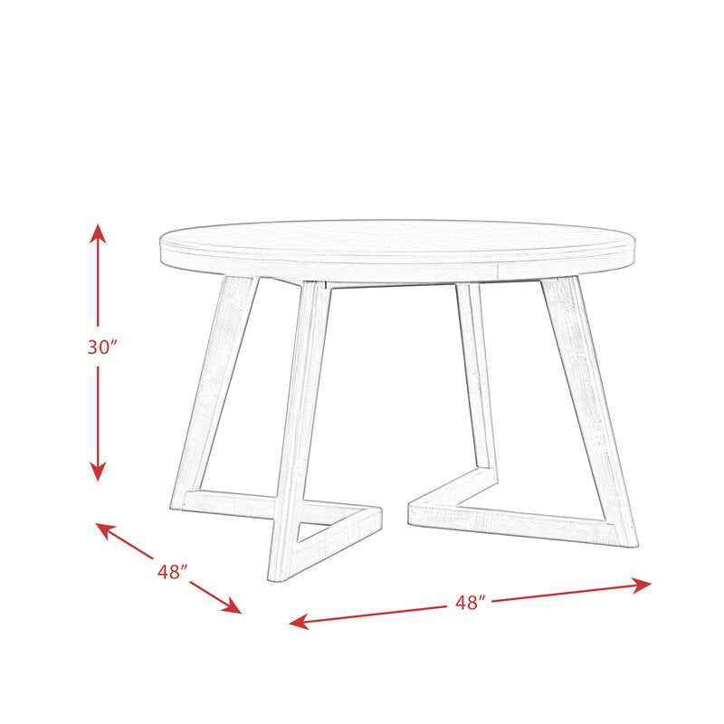 Wooden Round Dining Table