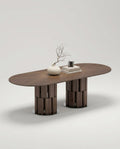 Lucio Wooden Veneer Dining