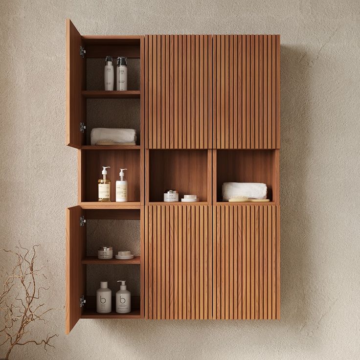 Mounted Washroom Storage Cabinet