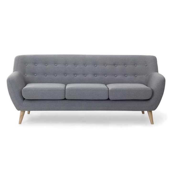 Drive Stylish Puffy Sofa In Suede