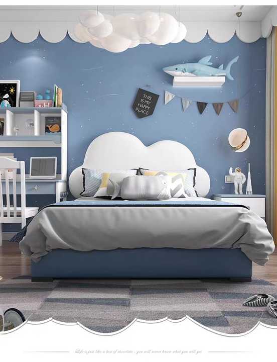 Milan Cloudy Kids Bed