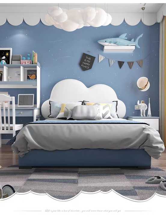 Milan cloudy Kids bed