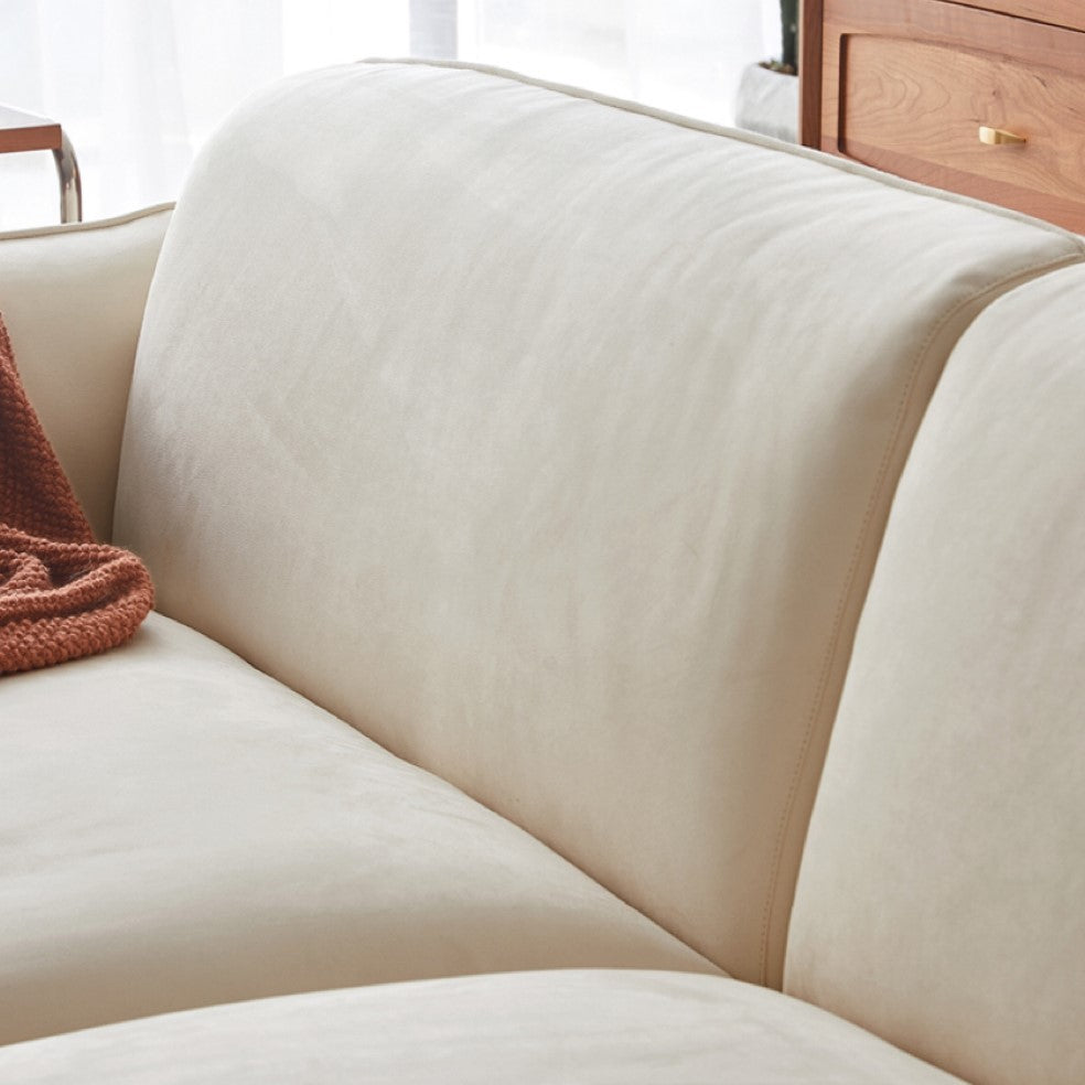 Fluffy Modern Luxury Sofa In Velvet