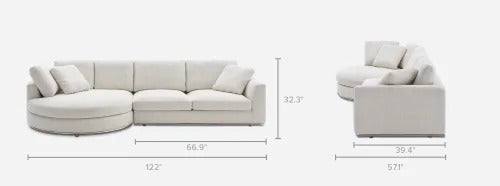 Round Sectional Sofa