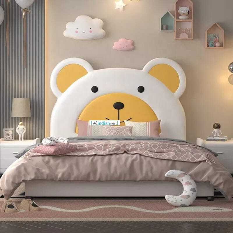 Teddy Bear Kids Bed In Upholstery