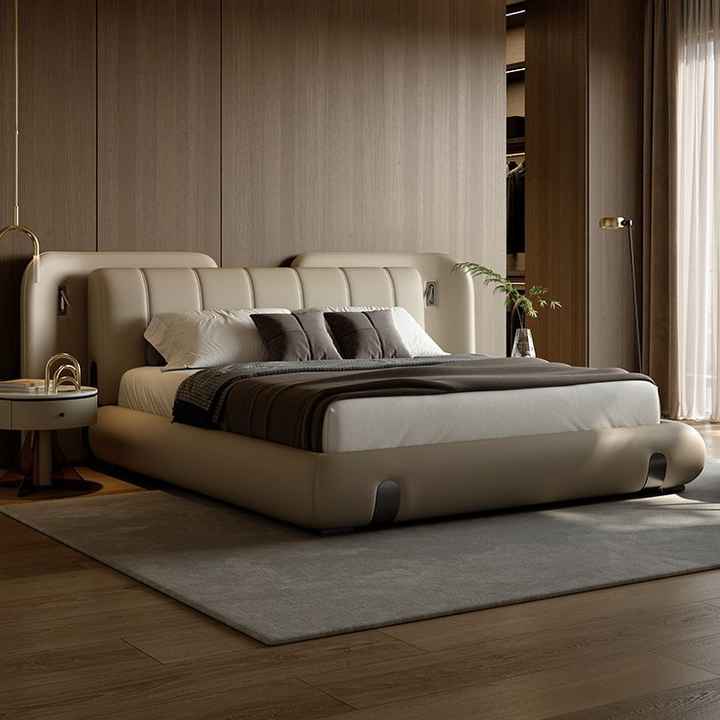 Luxe Crystal Upholstery Bed