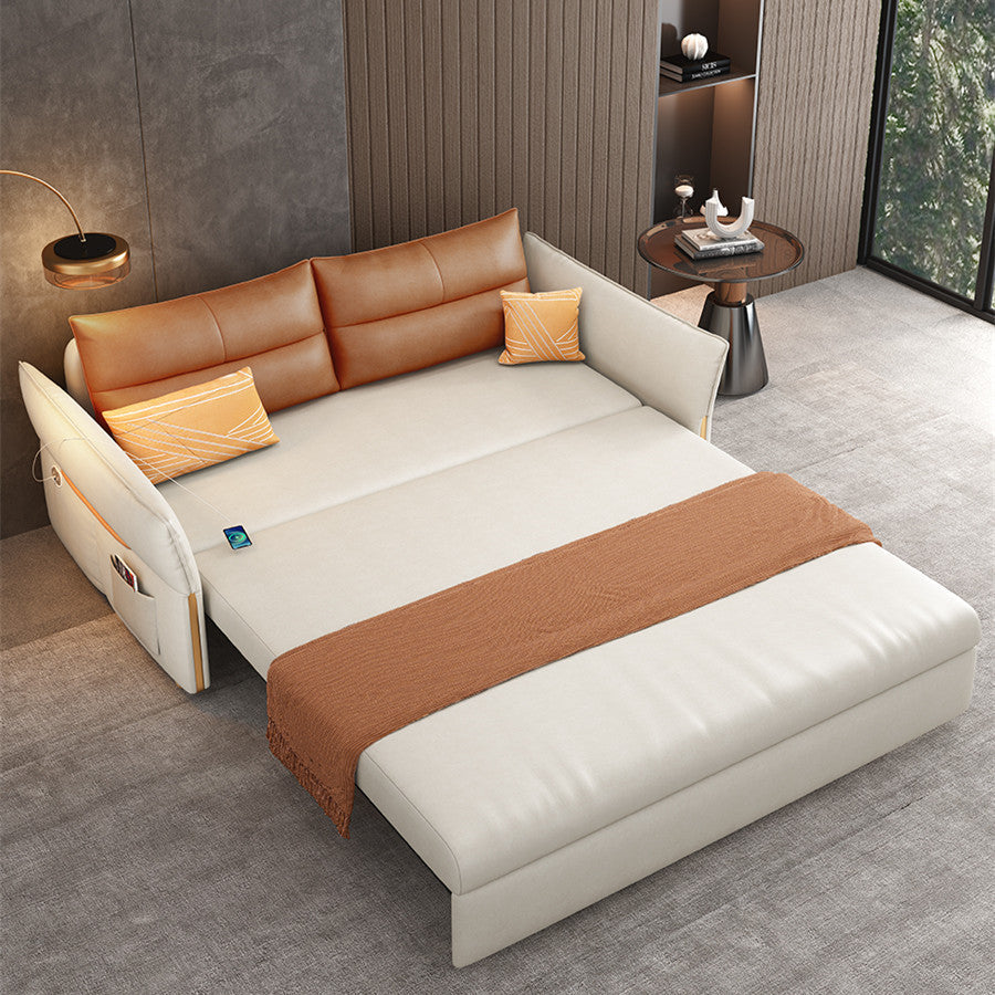 Check sofa cum bed
