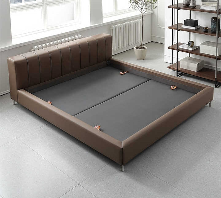 Nordic Elegant Brown Bed