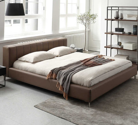 Nordic Elegant Brown Bed