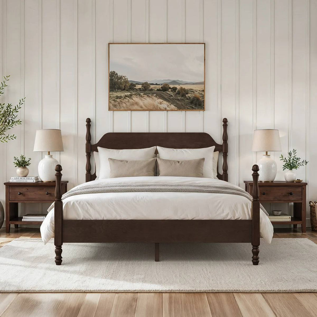 Indic Four Poster Bed