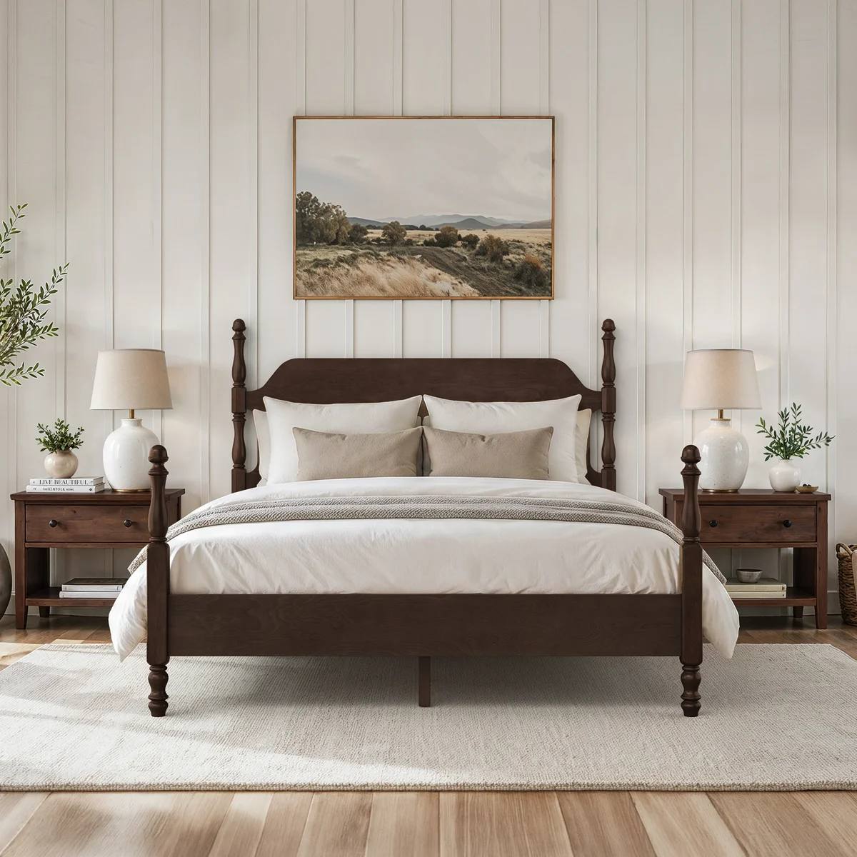 Indic Four Poster Bed