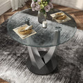 Venezuela Round Glass Dining Table