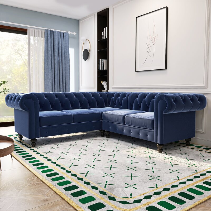 Family Sectional Sofa Set With Extra Comfort