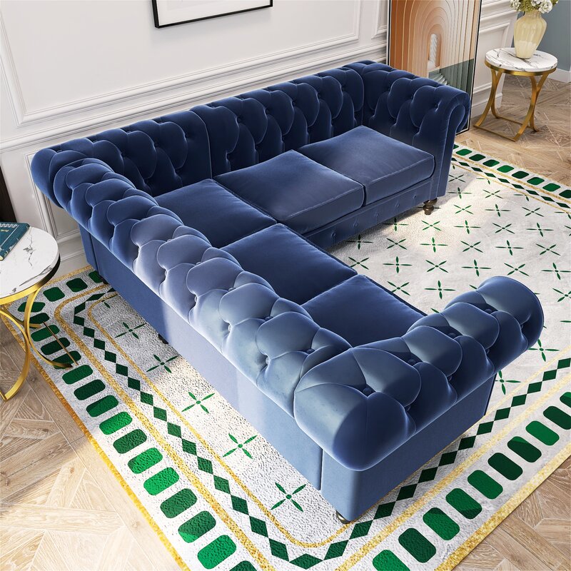 Family Sectional Sofa Set With Extra Comfort