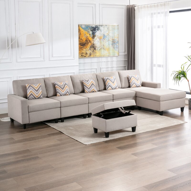 Sleepyhead Sectional Sofa With Ottoman