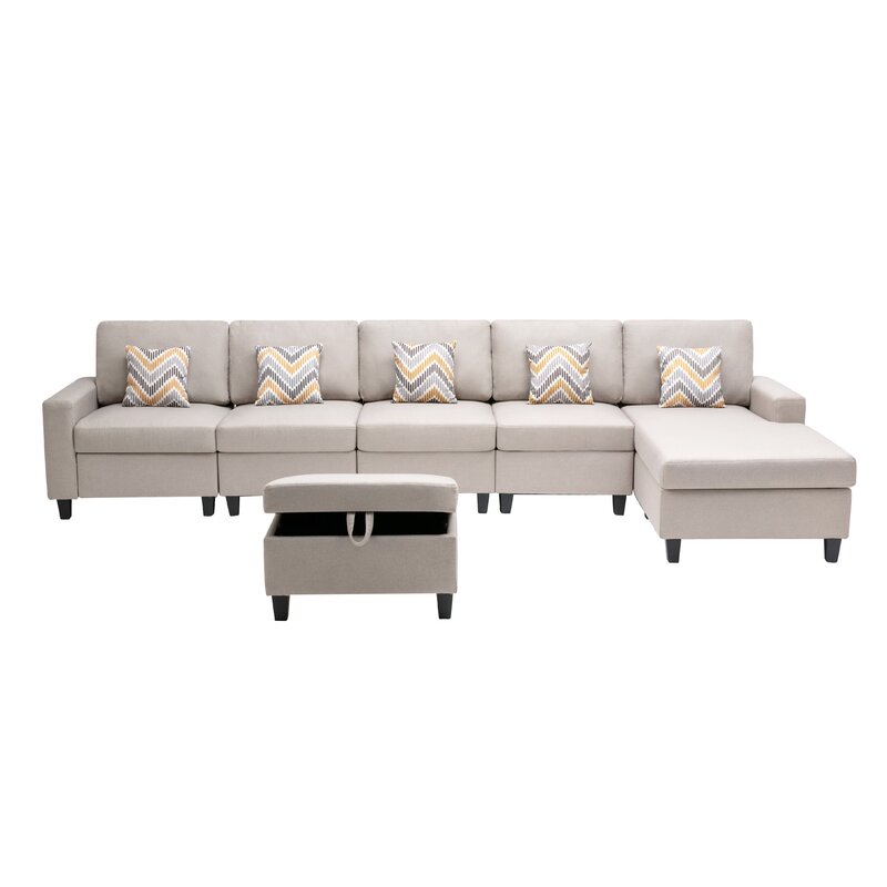 Sleepyhead Sectional Sofa With Ottoman