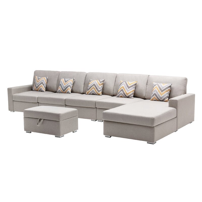 Sleepyhead Sectional Sofa With Ottoman